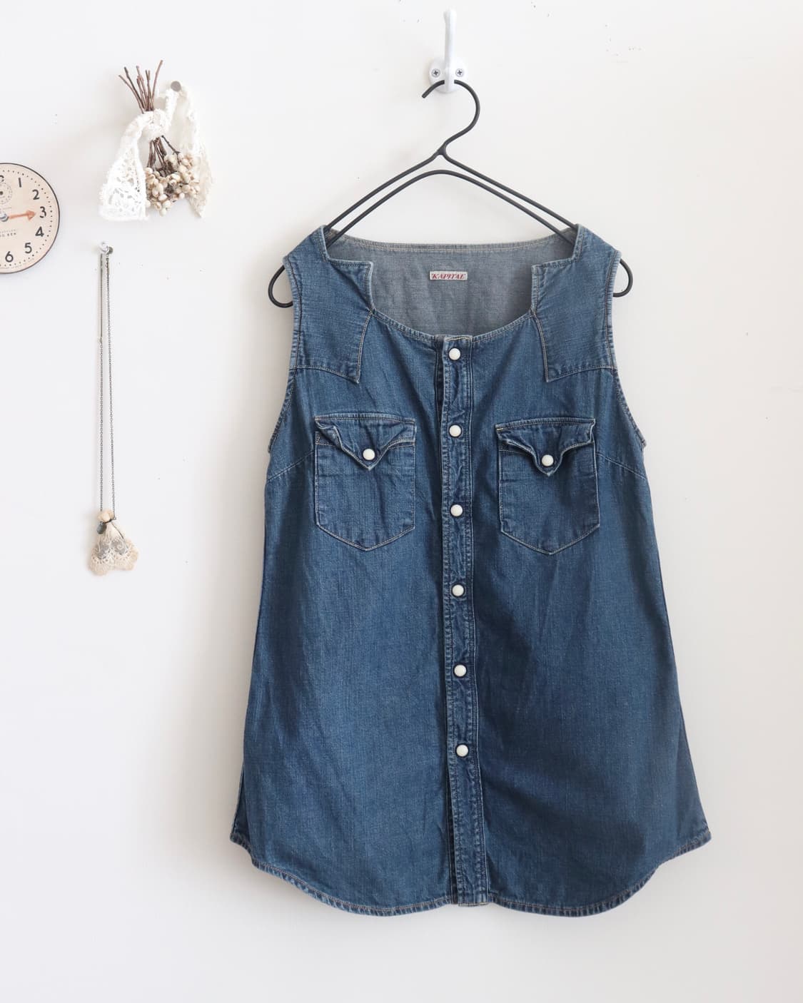 [Kapital] Western Denim Tunic Vest 상품이미지9