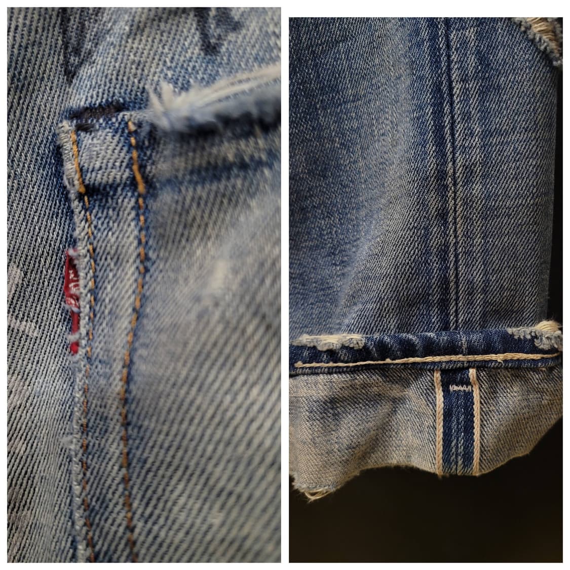 Levis 리바이스 LVC 일판 66501 빅E 아카이브 셀비지 리페어 상품이미지8