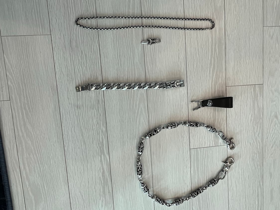 크롬하츠 페이퍼체인 24인치 + 대거 팬던트 / 센텀 크롬하츠 구매 상품이미지6