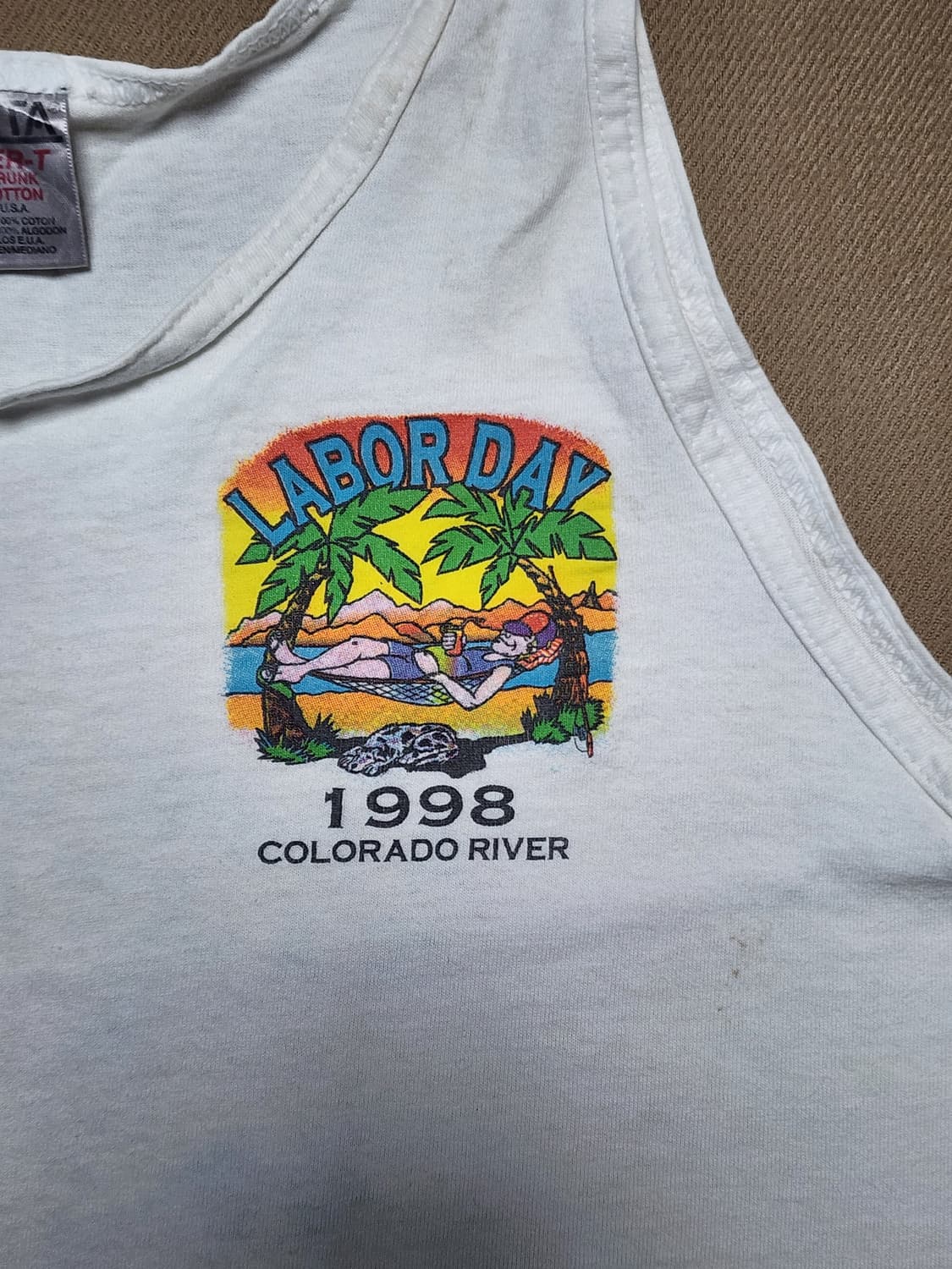 90s Oneita 'Labor Day' Tank Top64 상품이미지4