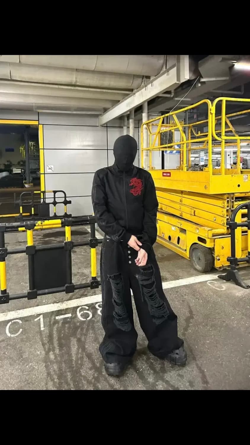 [M] rye chasin embroid 드래곤 트랙 자켓 상품이미지4