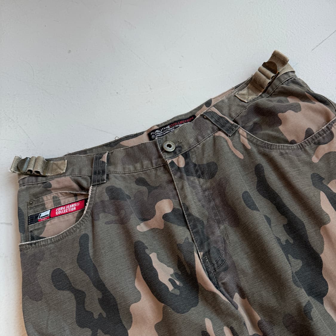 FUBU 후부 푸부 카모 와이드 올드스쿨 카고팬츠 상품이미지4
