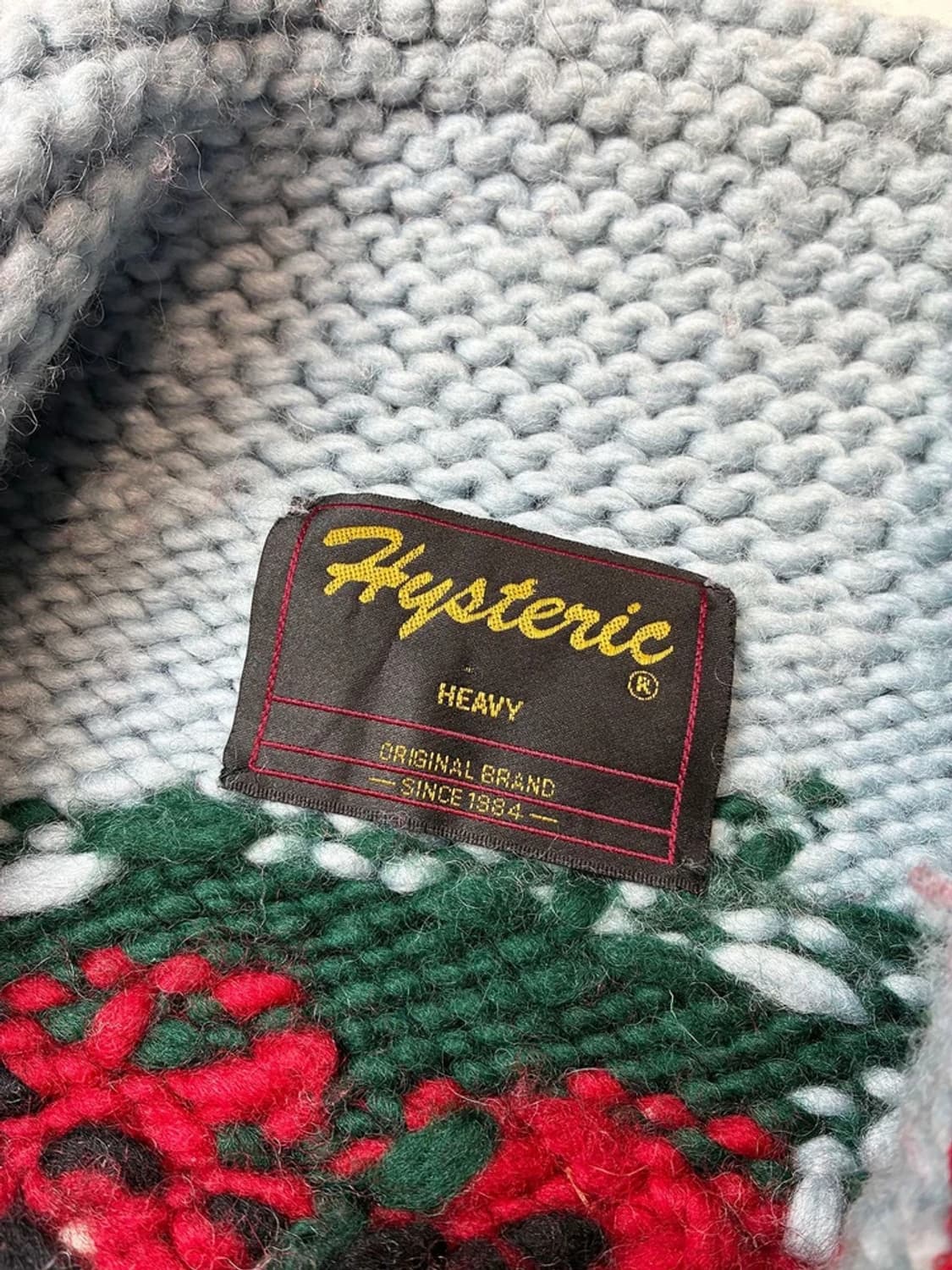 히스테릭글래머 90's 재팬 헤비 울 코위찬 PN5743 상품이미지8