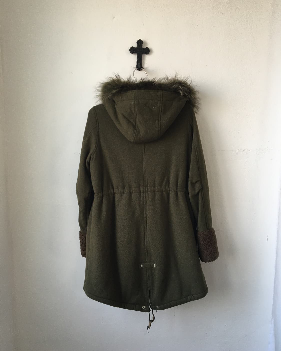Fur point hood coat 상품이미지4