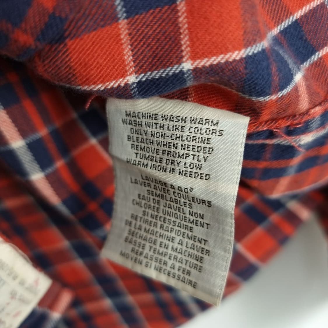 [데님앤서플라이] 투포켓 빈티지 체크 셔츠 P01387 상품이미지8