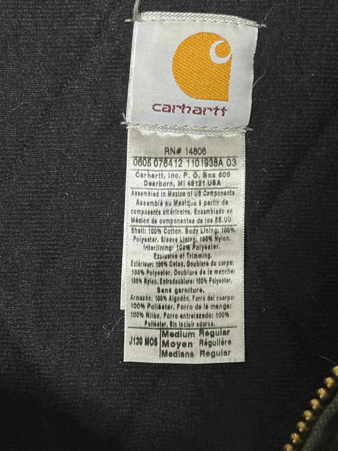 칼하트 액티브 J130 MOS M/R 상품이미지7