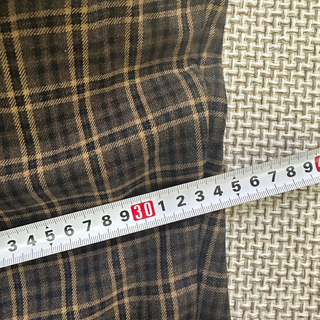 86-97 닥스 플란넬 체크 팬츠 0429D 상품이미지7