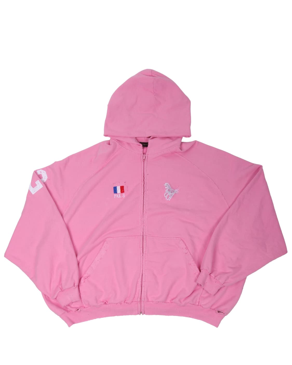 Balenciaga pink 폴로 후드집업 1 size 상품이미지1