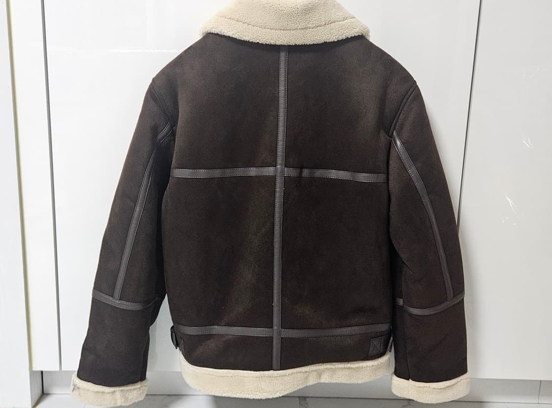 스파오 남성 브라운 무스탕 M 상품이미지2