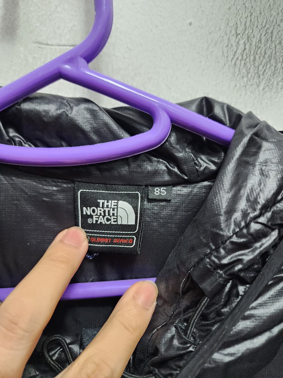 노스페이스 크롭 후드 패딩  상품이미지5