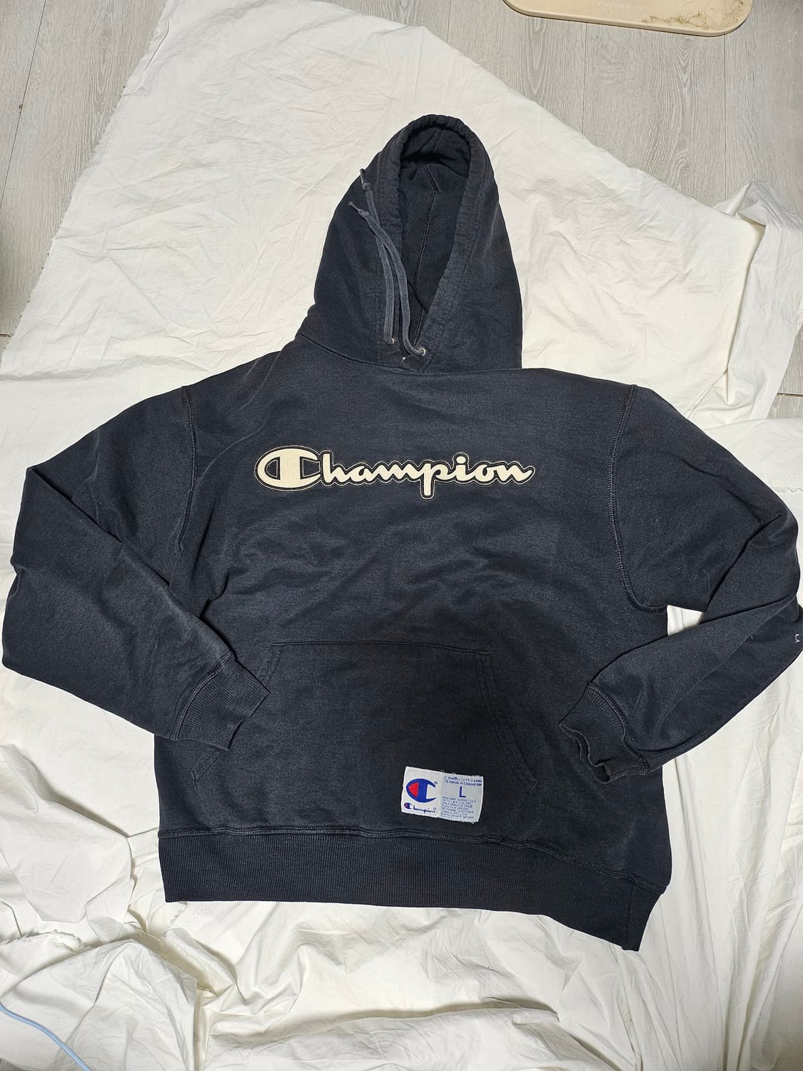 올드스쿨 챔피온 자수로고 후드티 후드티셔츠 L 상품이미지1