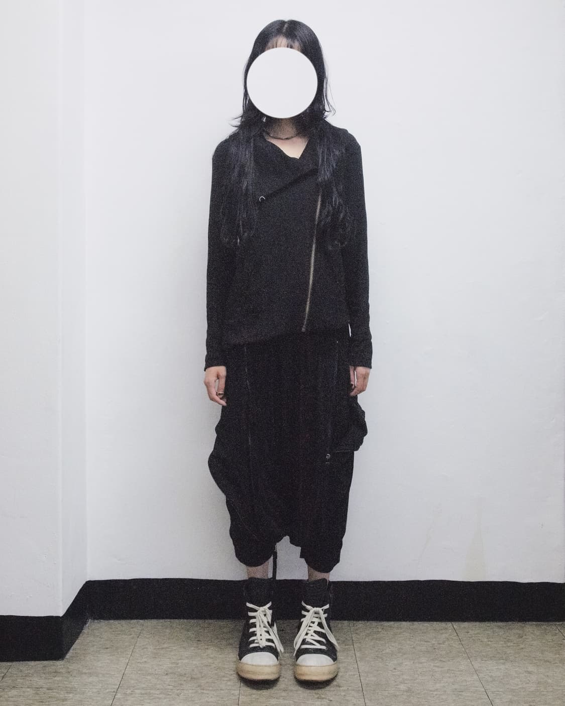 헬무트랭 asymmetric 하이넥 드레이프 집업 자켓 상품이미지3