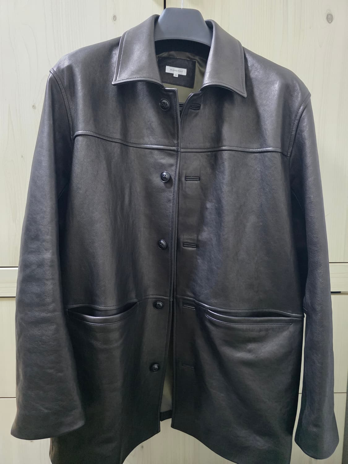 우드비 베지터블 램스킨 레더 카코트 상품이미지1