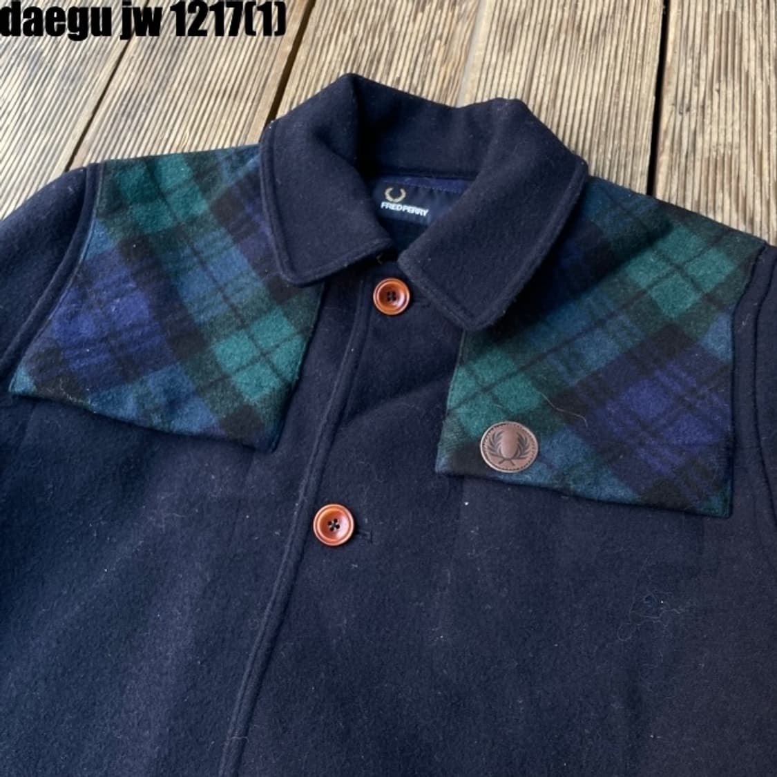 프레드페리 네이비 코트 상품이미지2