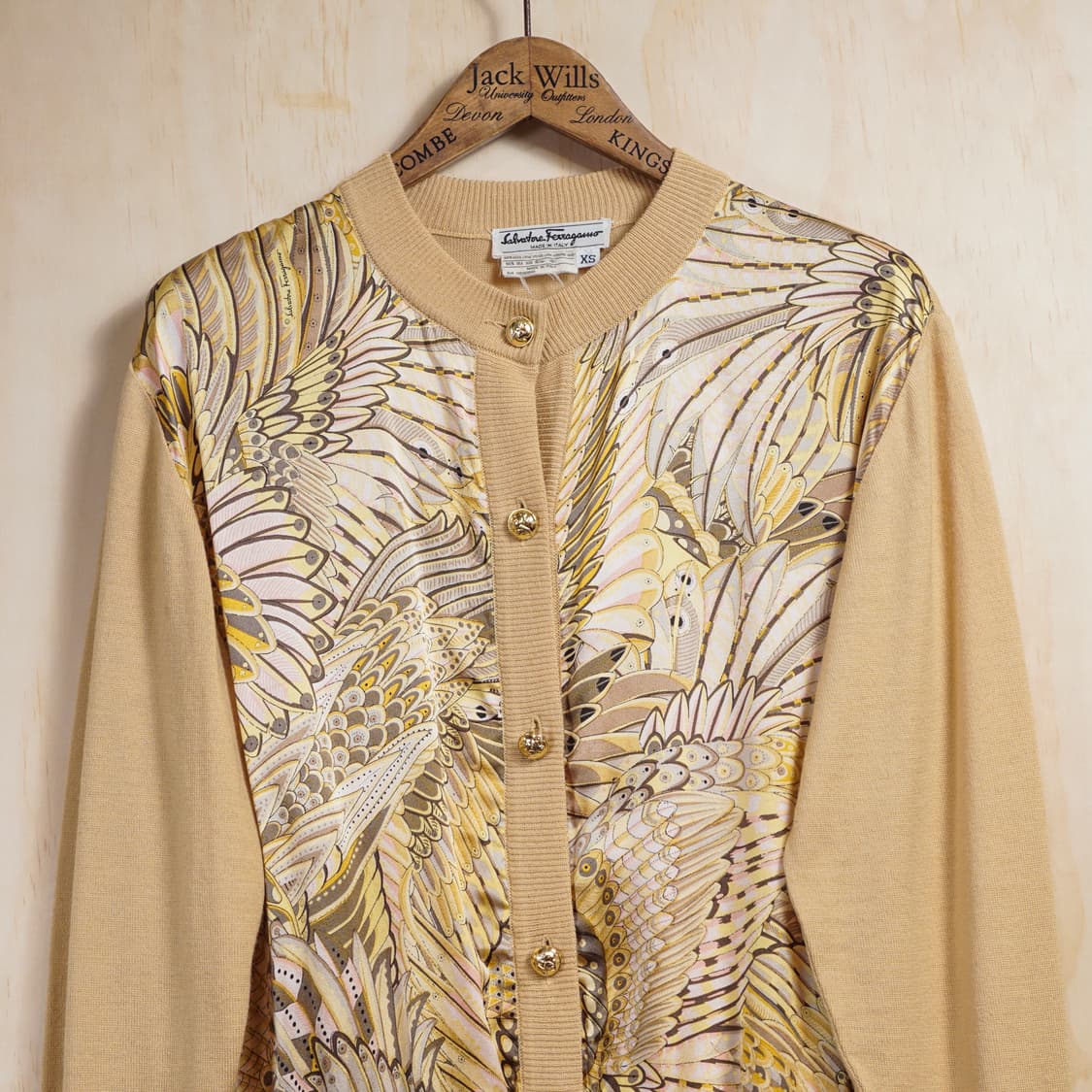 살바토레 페라가모 실크 이태리 가디건 상품이미지2