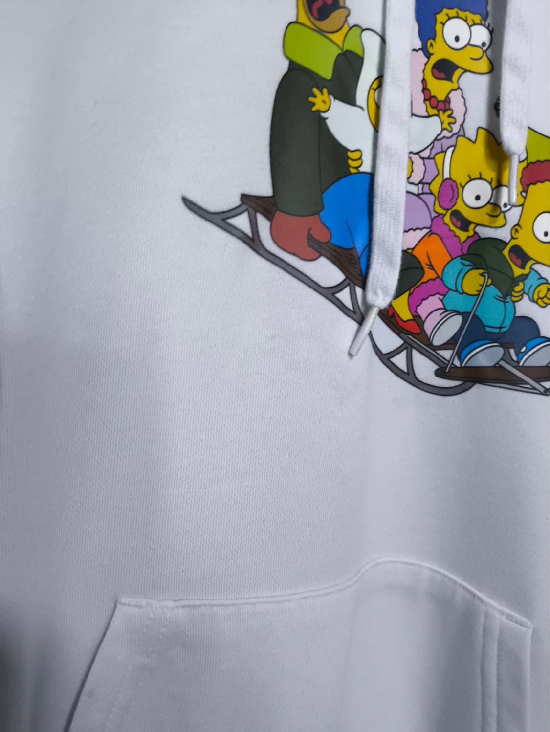 100 아디다스 x 심슨 후드티셔츠 상품이미지7