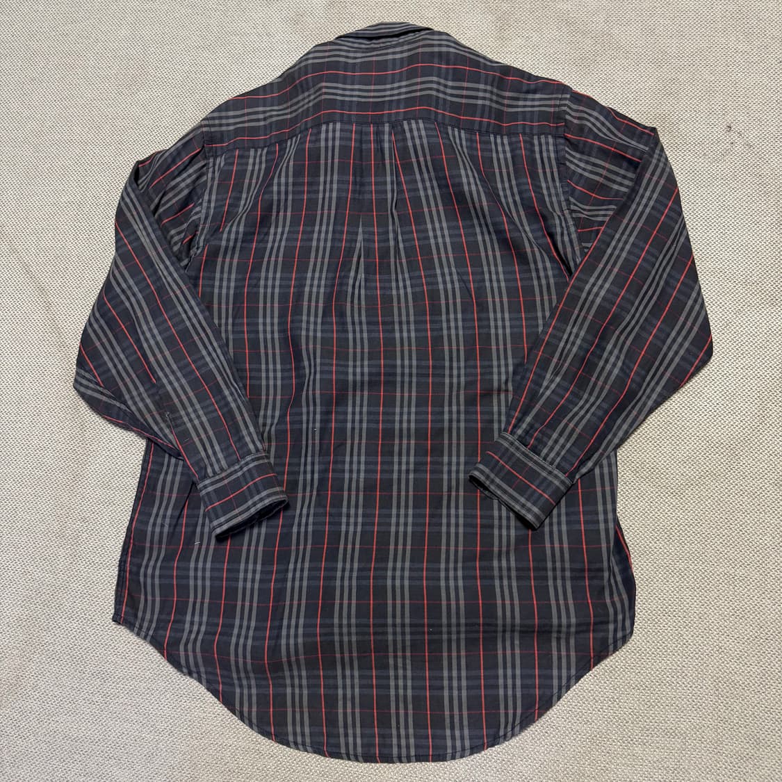 버버리 빈티지 체크 긴팔 셔츠 상품이미지4