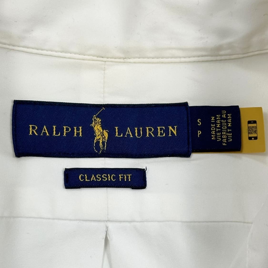 폴로 랄프로렌 포니 클래식 핏 화이트 셔츠 (S) 상품이미지7