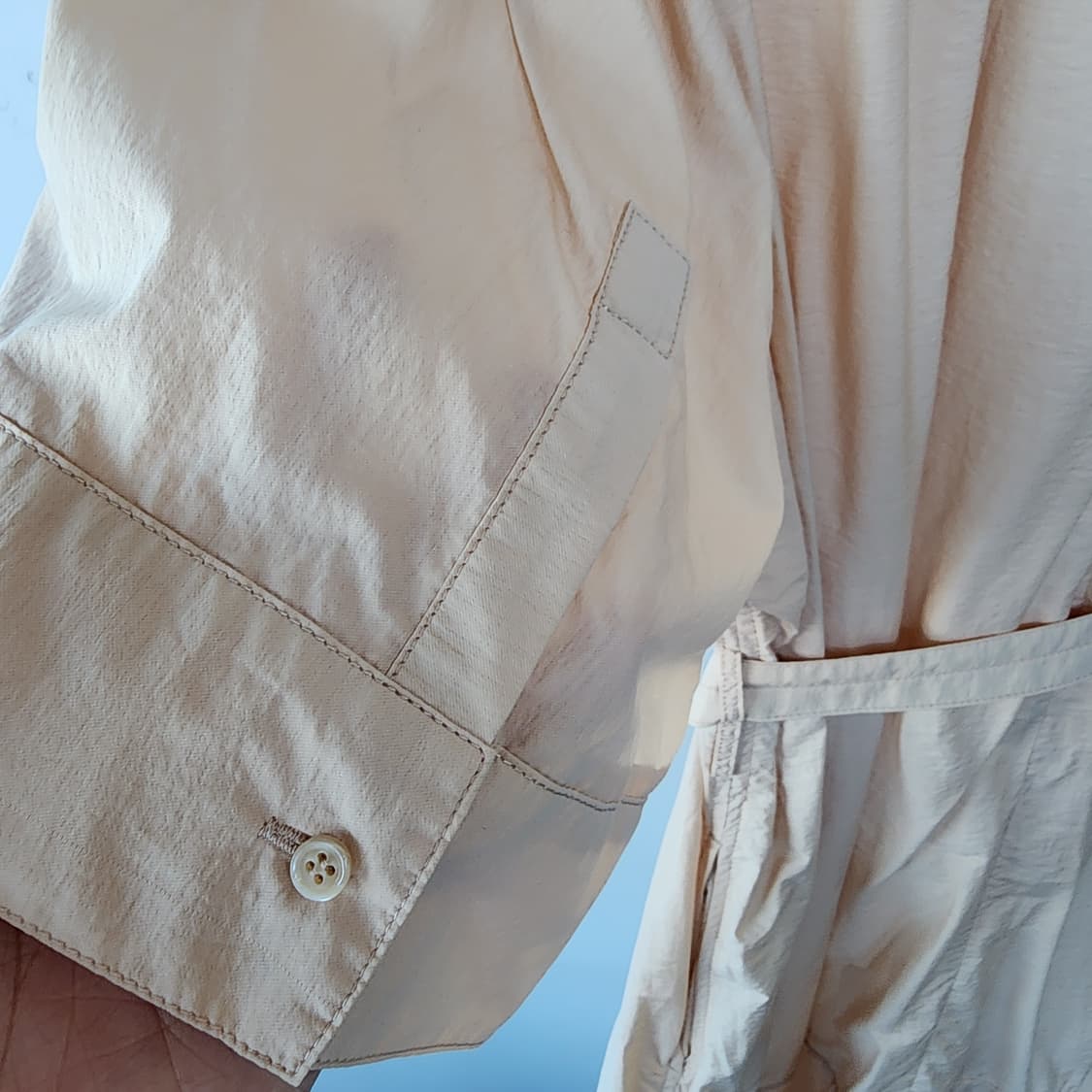 명품 러블리 반팔 셔츠 원피스 겸 트렌치 상품이미지7