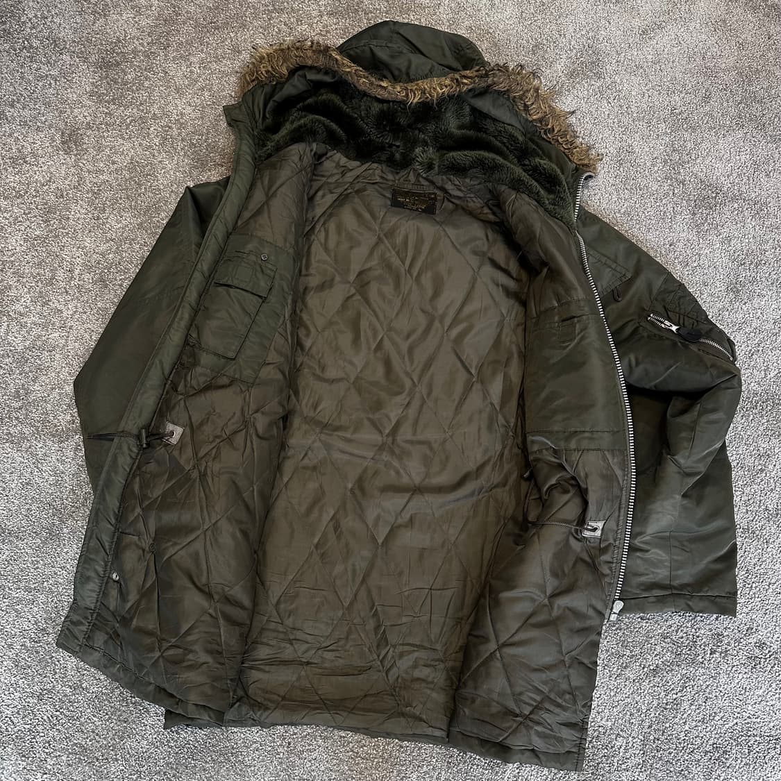 빈티지 Virgin Voyage N-3B 프라잉 자켓L 상품이미지4