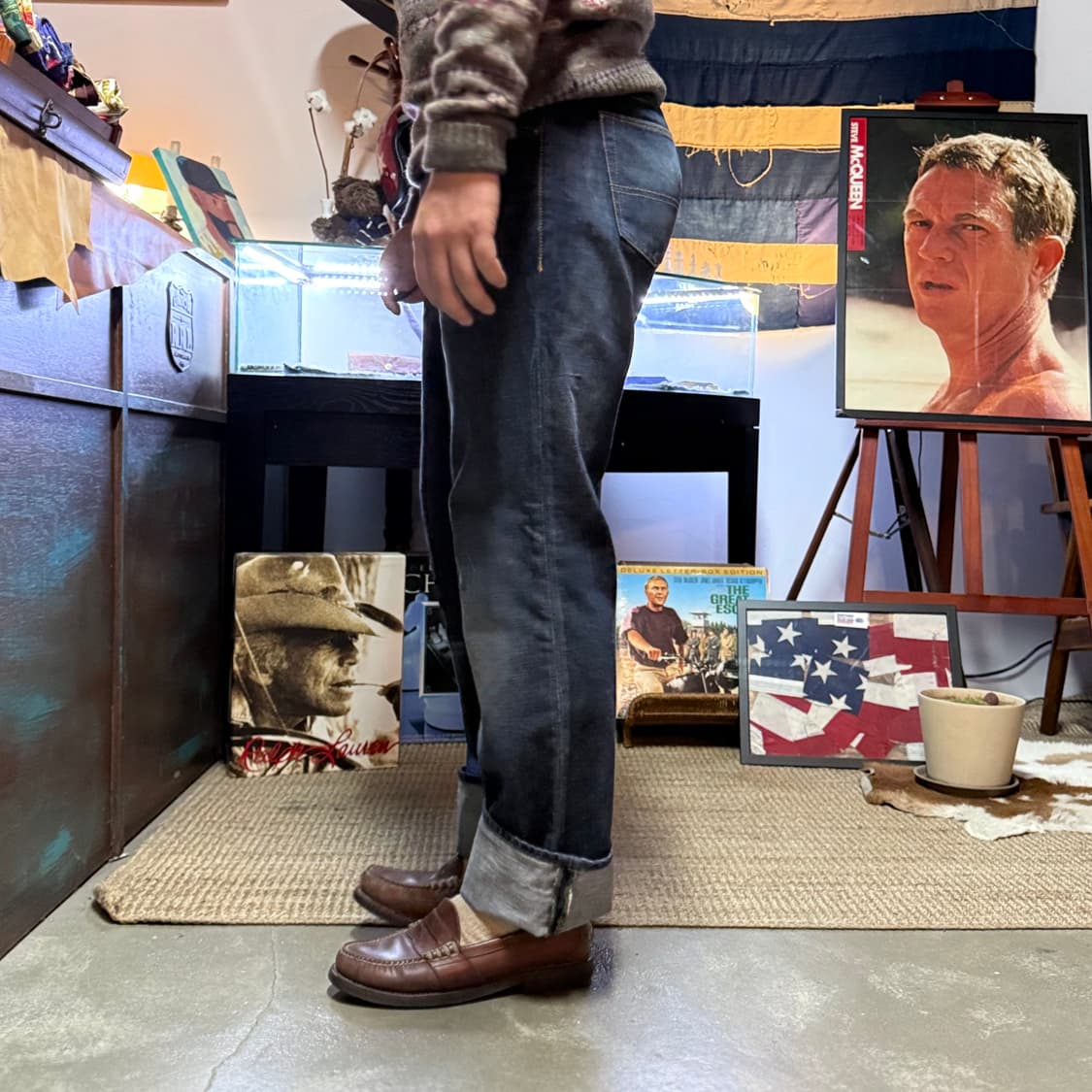 90-00’s 폴로진 데님 팬츠 32/34 상품이미지8