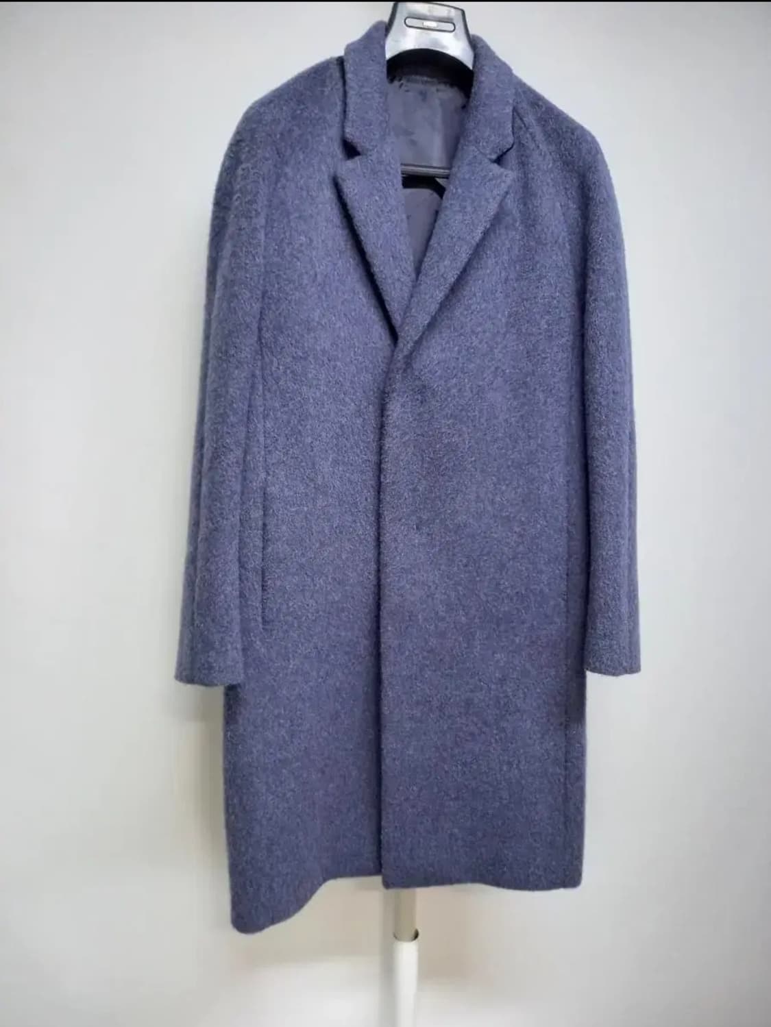 시스템옴므 양모 모헤어 롱 코트 100 상품이미지3