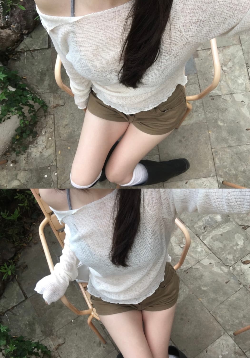아워캐비넷 ditto cotton pants 숏팬츠 블랙 S 상품이미지1
