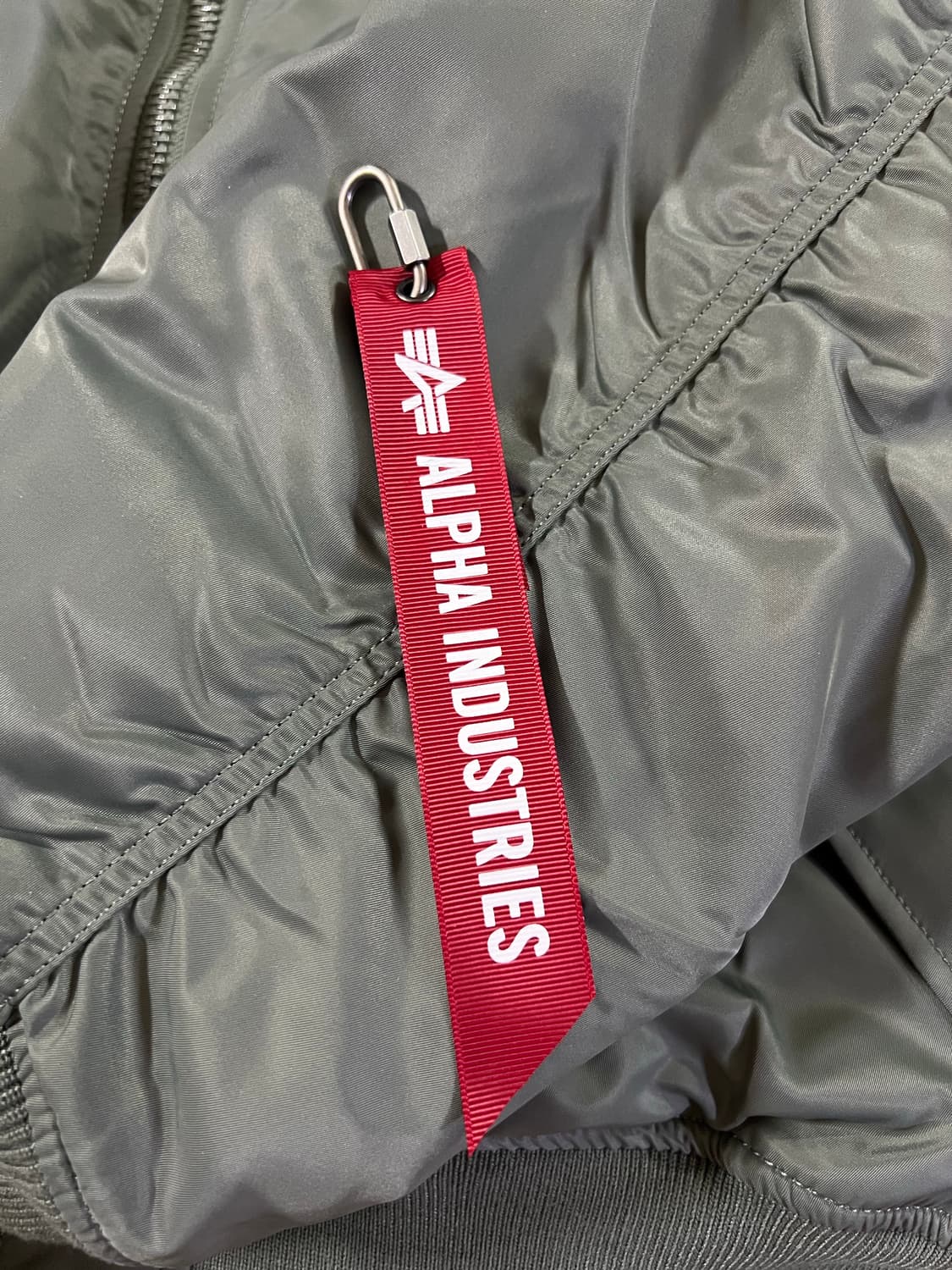 알파인더스트리 ma-1 플라이트 자켓 필드그레이 XL 상품이미지6