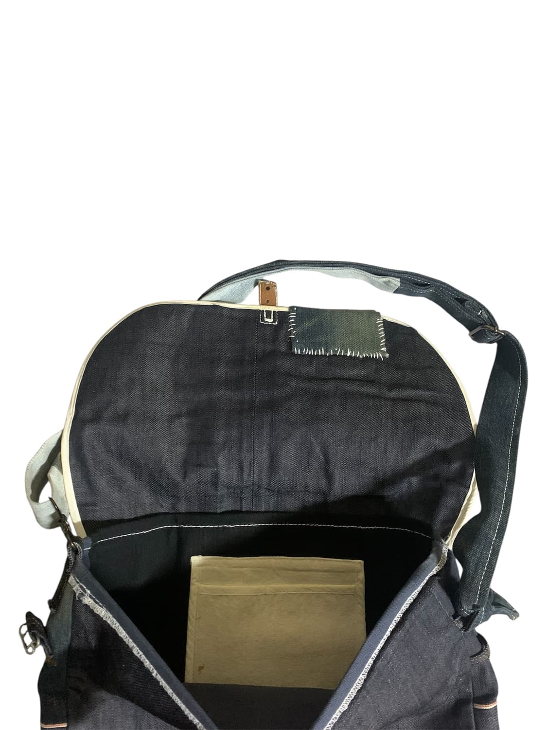 빈티지 데님패치 리워크 메신저 백 상품이미지3