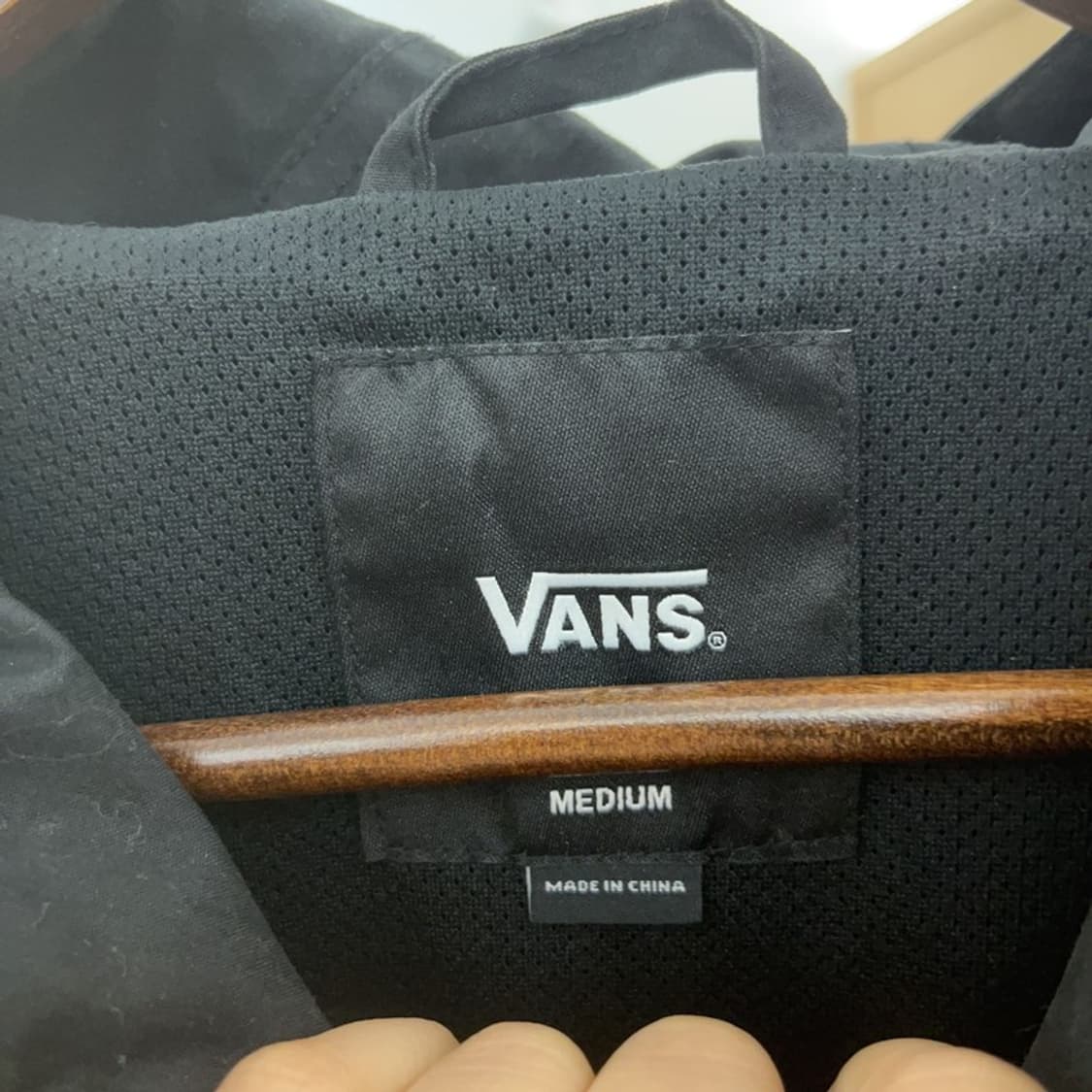 반스 올드스쿨 레트로 배색 반집업 아노락 바람막이 M C09506 상품이미지6