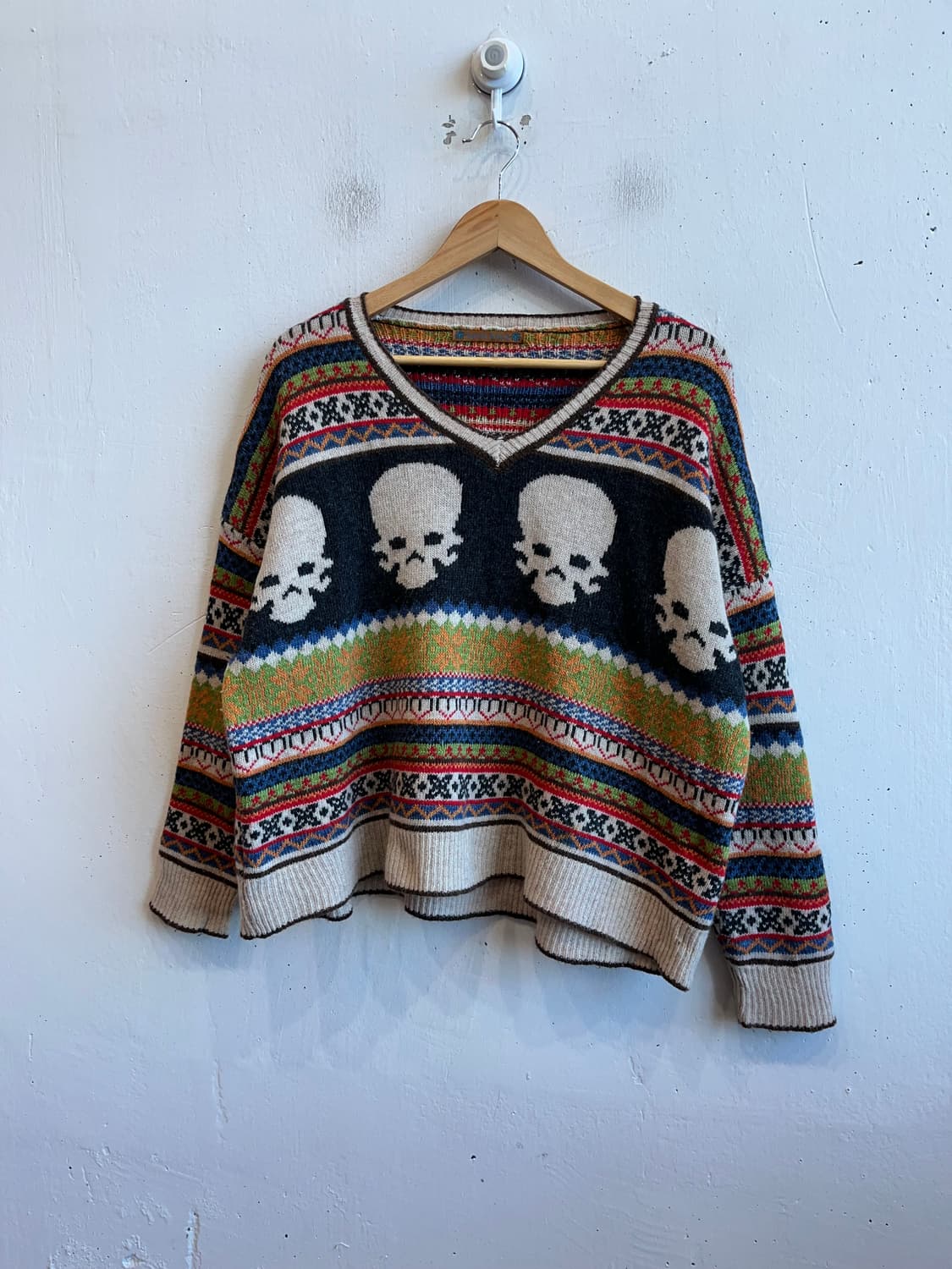 toco toco JPN 울 에스닉 스컬 니트  상품이미지1