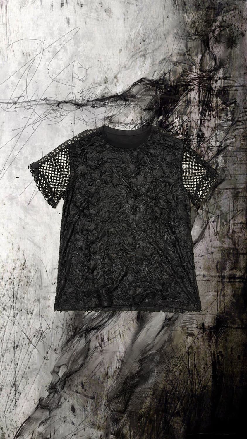 Punkrave grunge T-shirt 상품이미지1