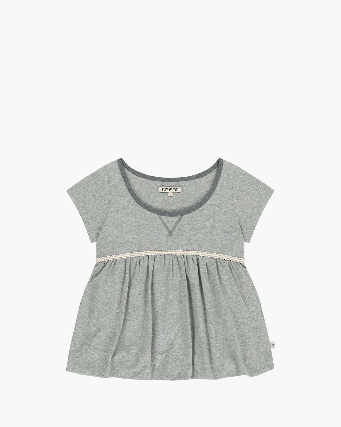 코이세이오 레이스 벌룬 티셔츠 상품이미지1