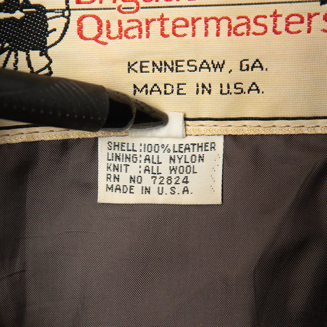 [115] 70s Brigade 고트스킨 A-2 레더 플라이트 자켓  상품이미지8