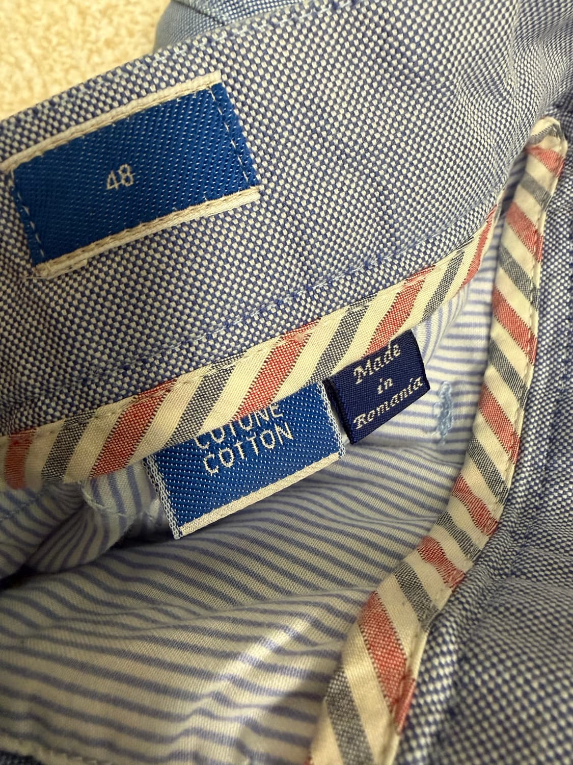 GTA 이탈리아 프리미엄 옥스퍼드 코튼 팬츠 (사이즈 48) 상품이미지6