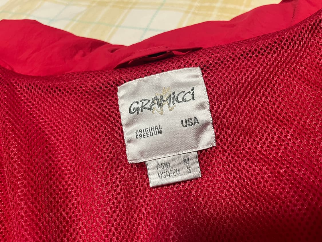 그라미치 드리즐러 바람막이 레드 M 상품이미지3