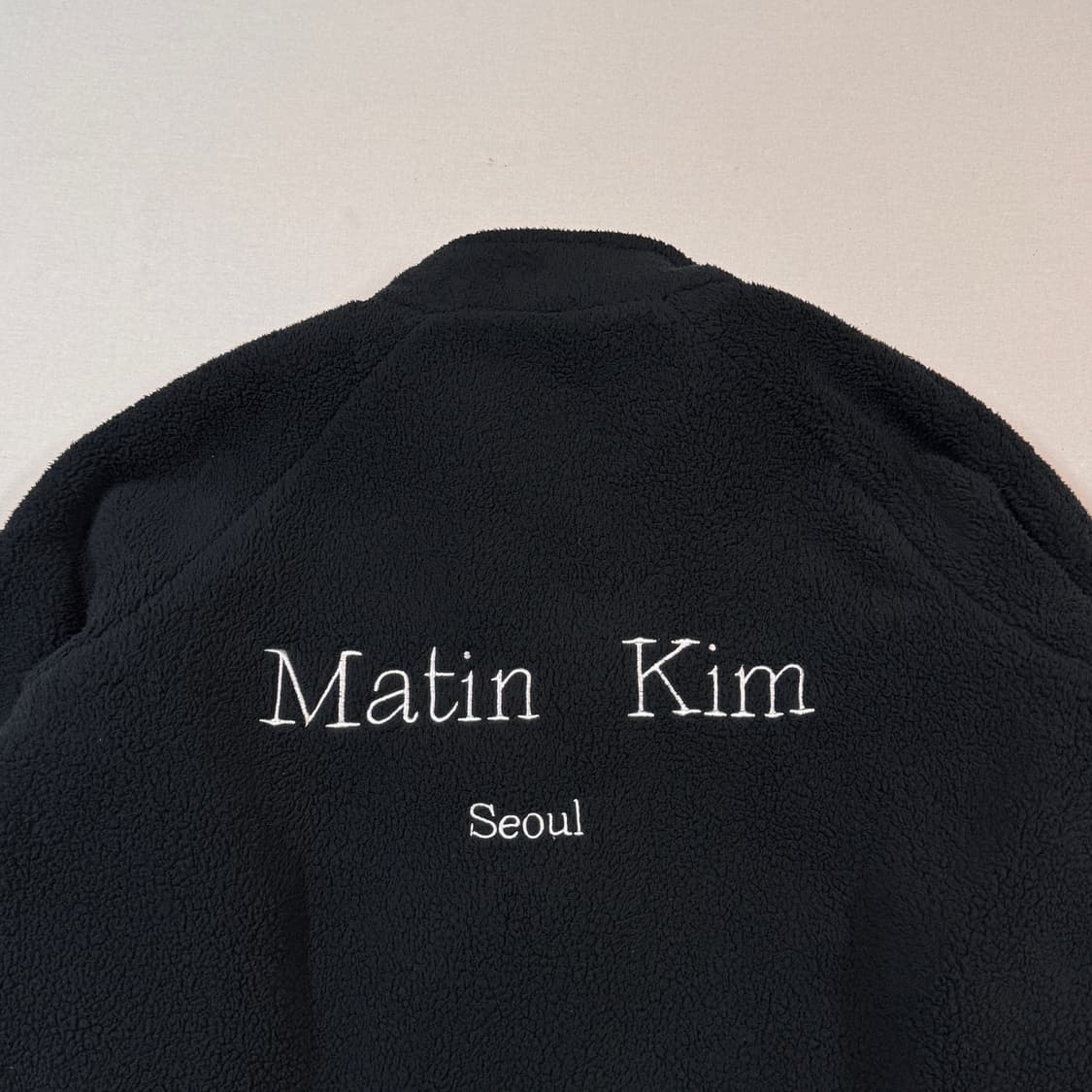 F) 마뗑킴 2way 집업 플리스 후리스 스펠로고 자켓 상품이미지2