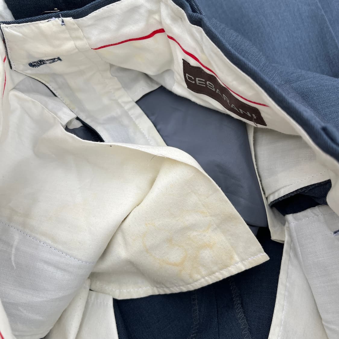 Cesarani 빈티지 와이드 핀턱 팬츠 (실측확인) 상품이미지5