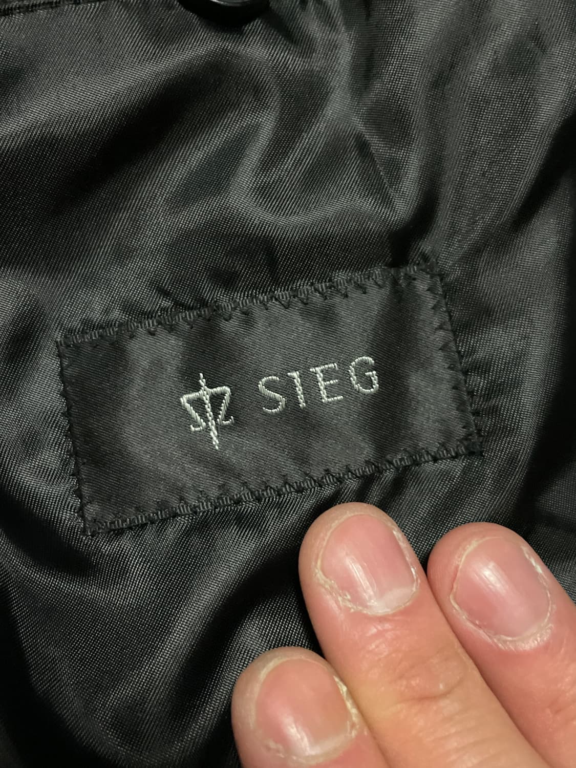 SIEG 웨스턴 무드 램스킨 양가죽 절개 레더 자켓 상품이미지9