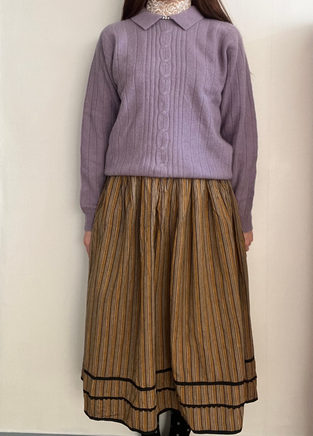 Tyrol Stripe Skirt 상품이미지5