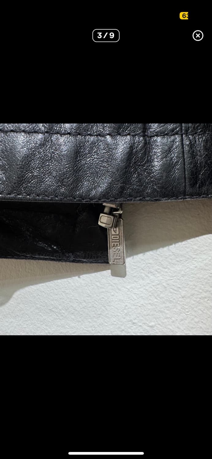 [M]디젤 싱글라이더 가죽자켓 상품이미지3