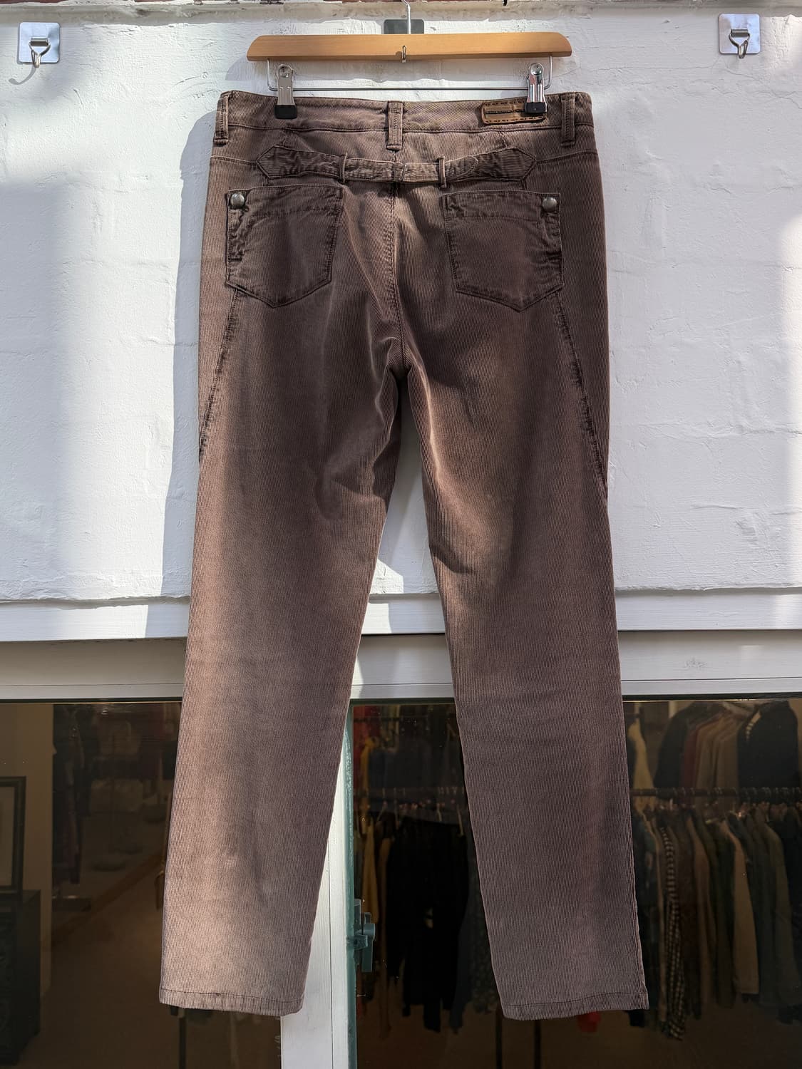 Ermanno Scervino 브라운 백신치 토듀로이 팬츠 44 상품이미지8