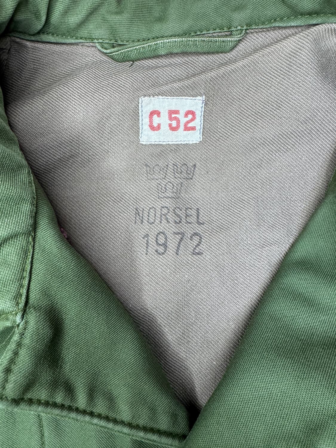 빈티지 70s 스웨덴군 swedish m59 필드 자켓 C52 상품이미지2