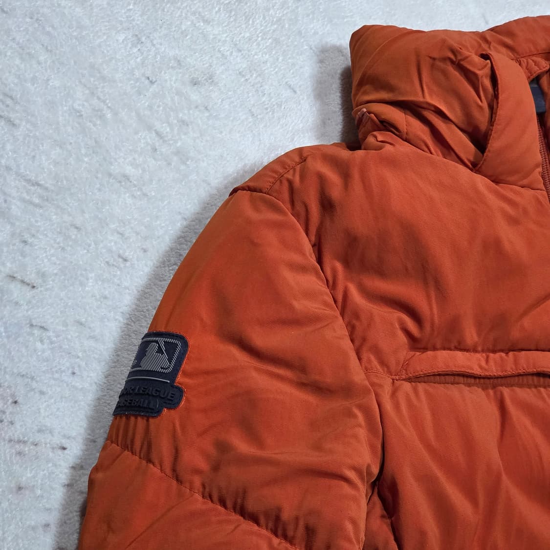 MLB 엠엘비 뉴욕 양키스 덕다운 오렌지 패딩 상품이미지3