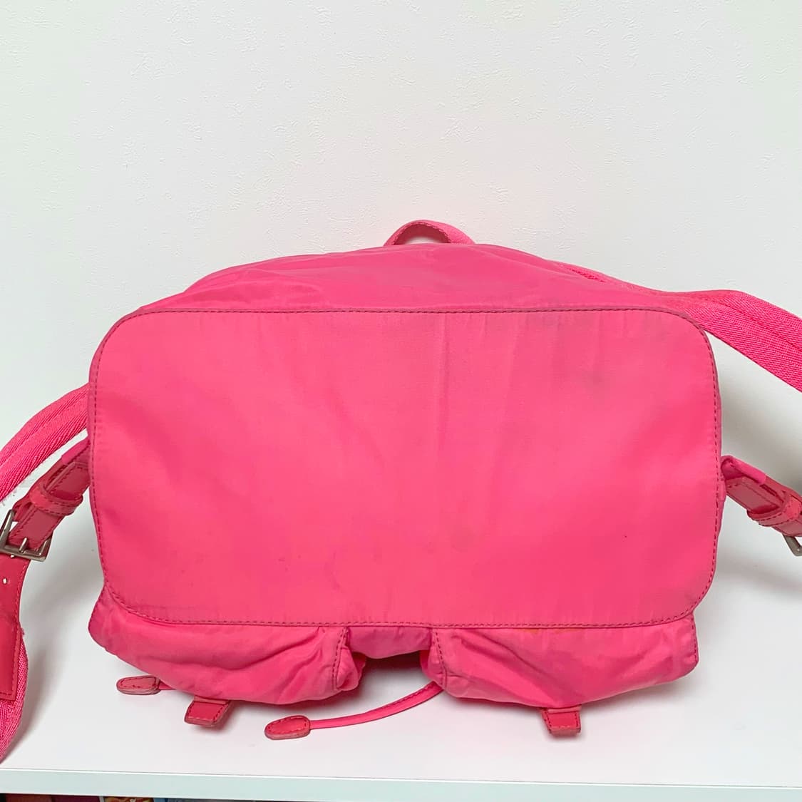 정품 프라다 백팩 딥핑크 상품이미지9