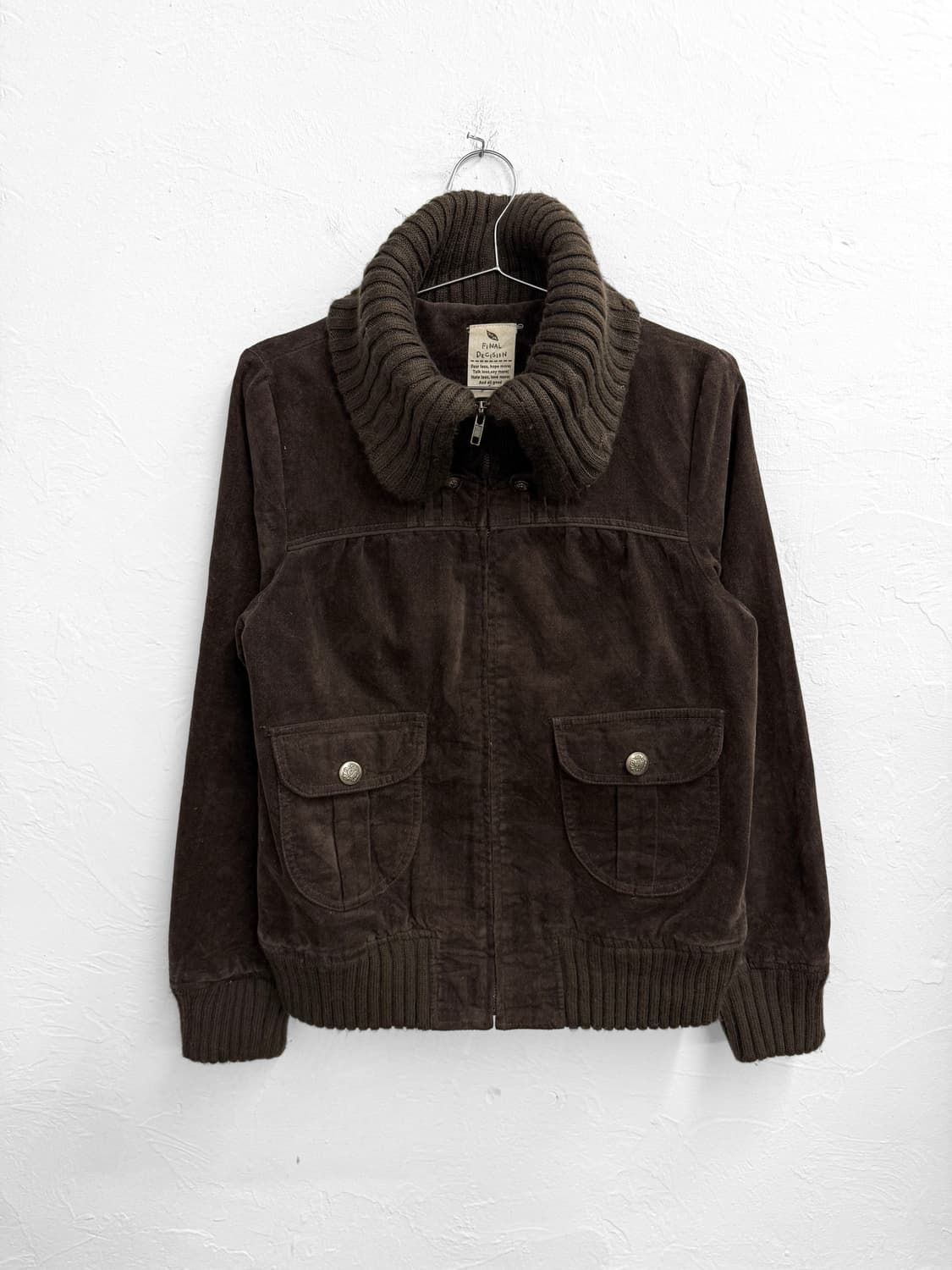 final decision 코듀로이 집업 자켓 상품이미지1
