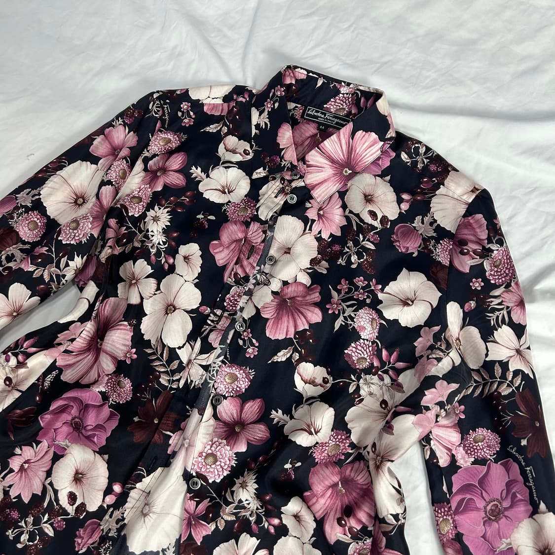 [Salvatore Ferragamo] 페라가모 오리엔탈 실크 블라우스 상품이미지3