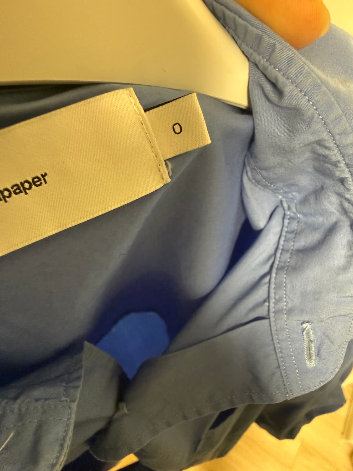 그라프페이퍼 브로드 셔츠 상품이미지3