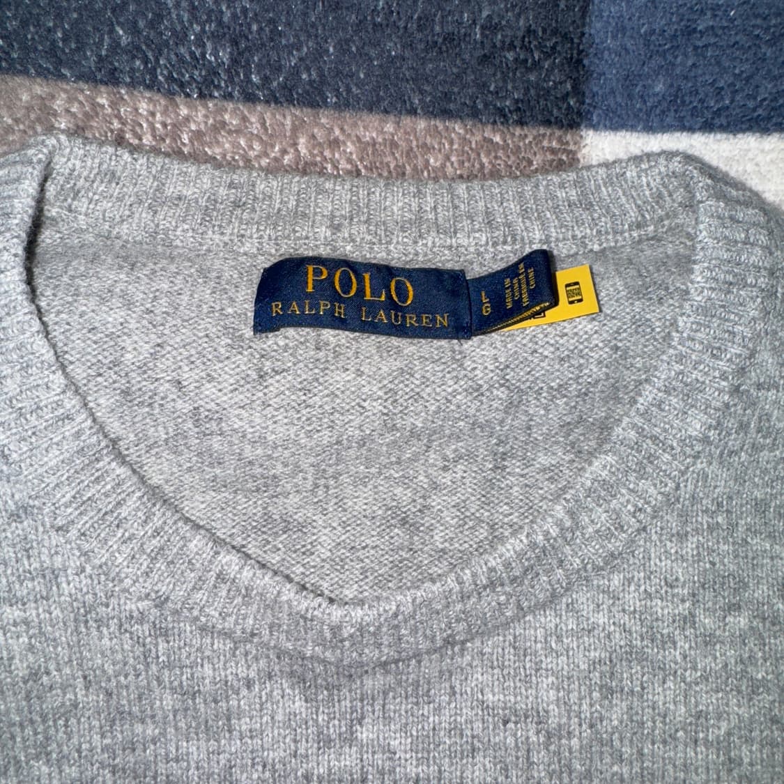 폴로 랄프 로렌 울 니트 그레이 상품이미지5