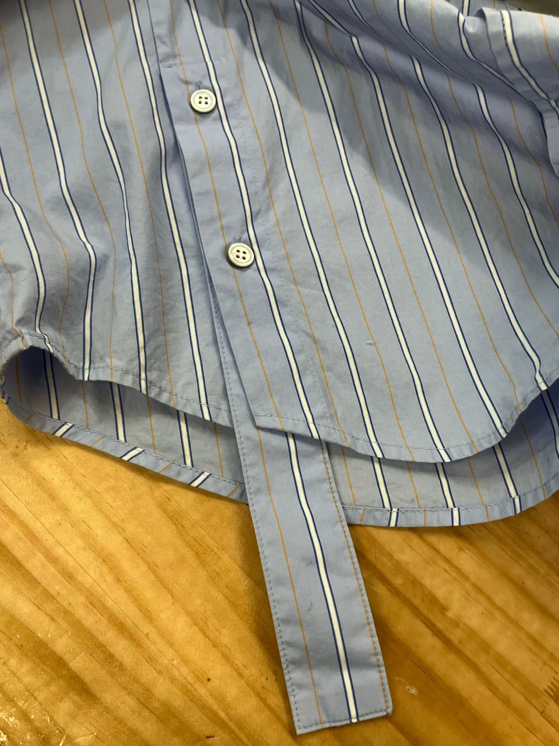 솔리드옴므 스트라이프 셔츠 블루 105 #csz2279 상품이미지6